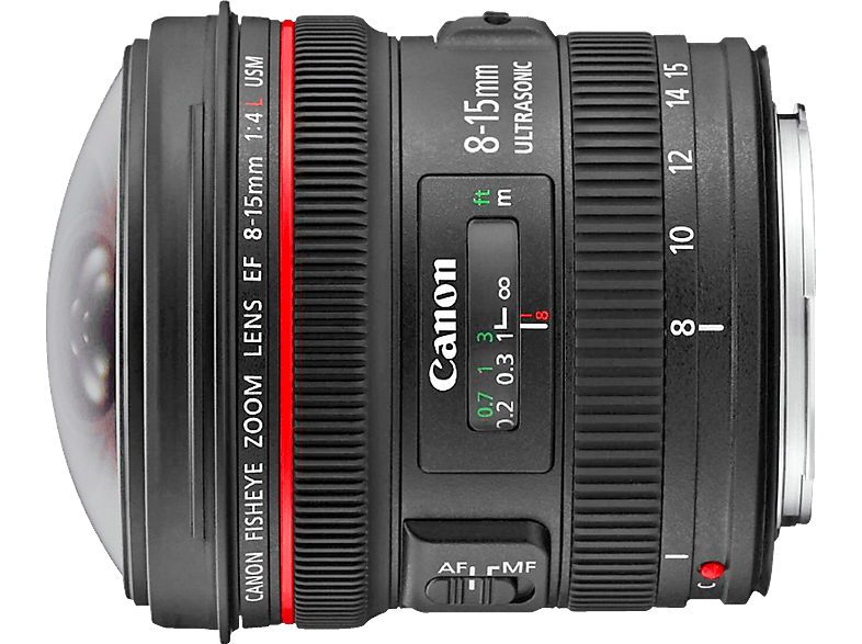 CANON EF 8-15mm f/4L Fisheye USM 8 mm | 15 mm f/4 EF, L-Reihe, USM ...