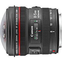 CANON EF 8-15mm f/4L Fisheye USM 8 mm | 15 mm f/4 EF, L-Reihe, USM ...