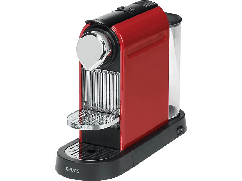 Cafetera de cápsulas Nespresso | Krups XN7205 P4 CITIZ ROJA Presión de 19 bares