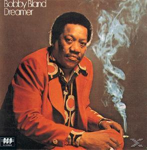 Albumcover von Bobby Bland, Dreamer. Ein Mann in roter Jacke, Rauch einer Zigarette.