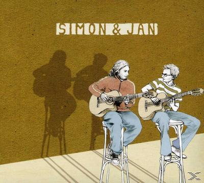 Albumcover: zwei Männer mit Gitarren und der Albumtitel "SIMON & JAN".