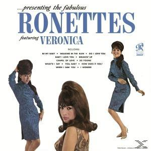 Album borítója a Ronettes-szel és Veronicával. Három nő kék ruhában.