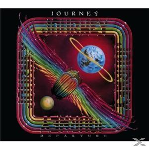 Albumcover: Journey, 'Departure', mit Weltraum-Grafik.