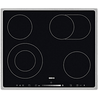 Elektrokochfeld BEKO HIC 64503 TX Elektrokochfeld (580 mm breit, 4 ...