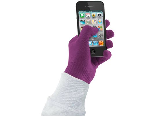 CELLULAR LINE Touch Gloves - Guanti touchscreen (Porpora)