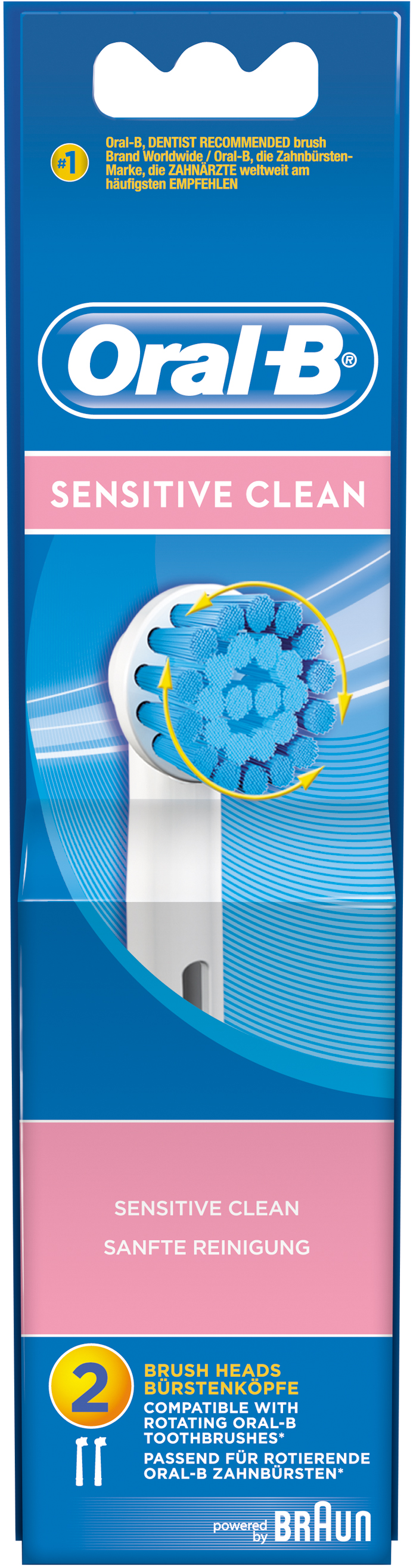 ORAL-B Aufsteckbürsten Senstitiv 2er Aufsteckbürsten