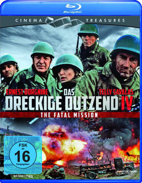Filmcover: Soldaten mit Helmen. Explosionen im Hintergrund, Filmtitel in der Mitte.