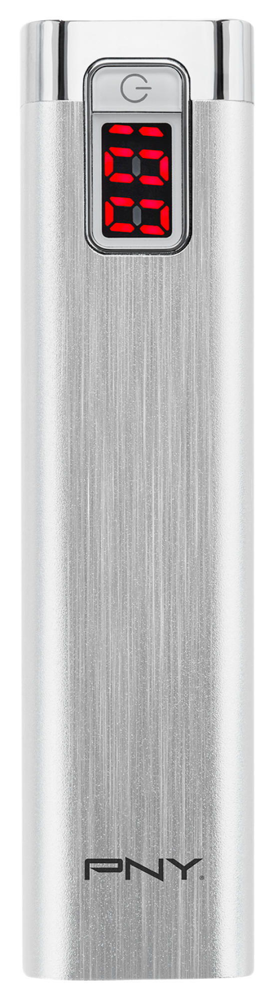 Batería externa - PNY PowerPack, 2600mAh, indicador de carga