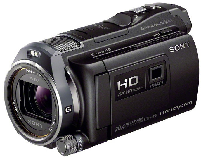 SONY HDR-PJ 650 VE inkl. Beamer Funktion Camcorder , CMOS 5,43 Megapixel, 12xopt. Zoom