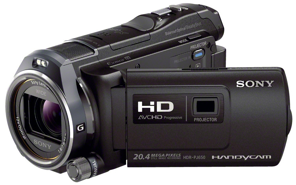 SONY HDR-PJ 650 VE inkl. Beamer Funktion Camcorder , CMOS 5,43 Megapixel, 12xopt. Zoom