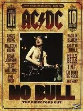 AC/DC 'No Bull' Poster mit Angus Young, der live Gitarre spielt.
