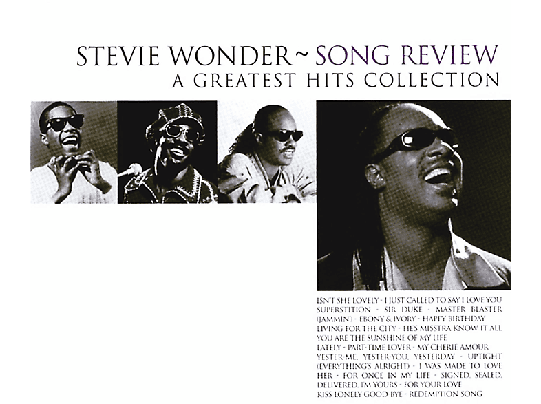 Thumbnail - Stevie Wonder - Song Review-A Greatest Hits Collection (CD)
