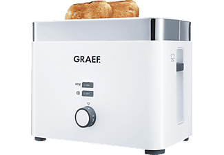 GRAEF TO 61 Toaster Weiß (1000 Watt, Schlitze: 2)