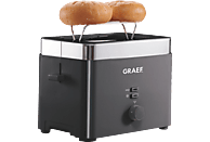 GRAEF TO 62 Toaster Schwarz (1000 Watt, Schlitze: 2)