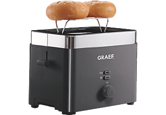 GRAEF TO 62 Toaster Schwarz (1000 Watt, Schlitze: 2)