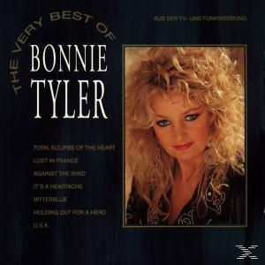Albumcover: 'The Very Best of Bonnie Tyler'. Foto der Sängerin und Titelliste.