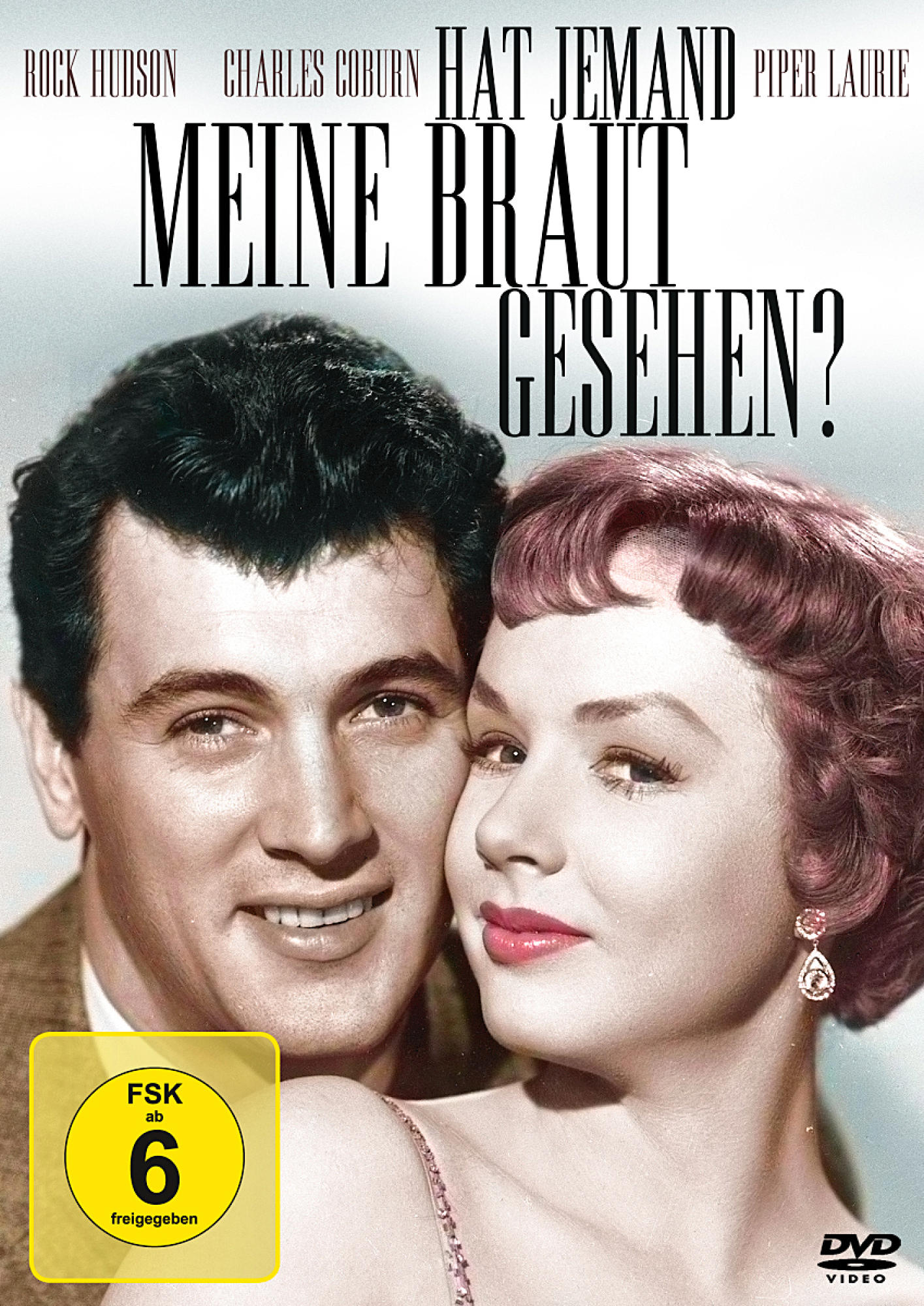 Filmcover: Mann und Frau von Angesicht zu Angesicht. Titel 'Hat jemand meine Braut gesehen?'