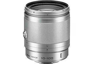 NIKON 1 NIKKOR VR 10-100mm f/4.0-5.6 ezüst objektív