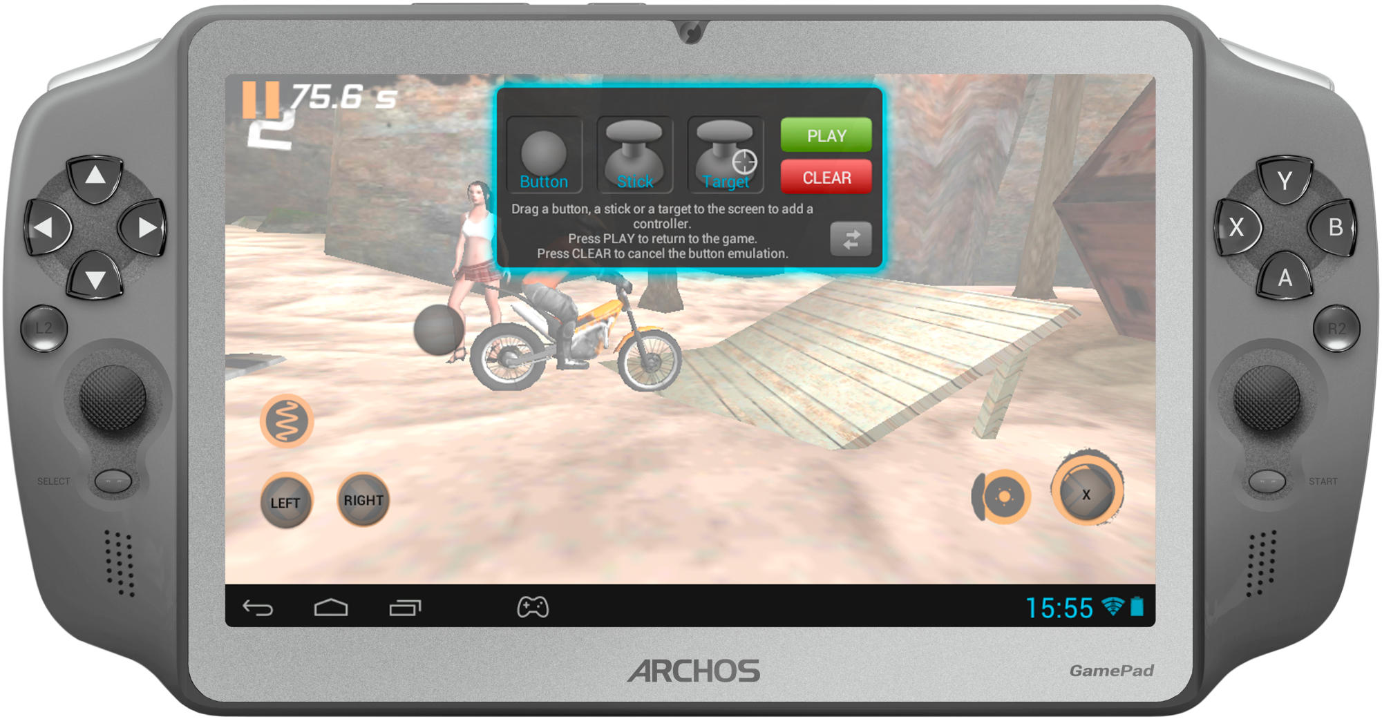 Tablet - Archos Gamepad, 8GB, Android , juegos 3D