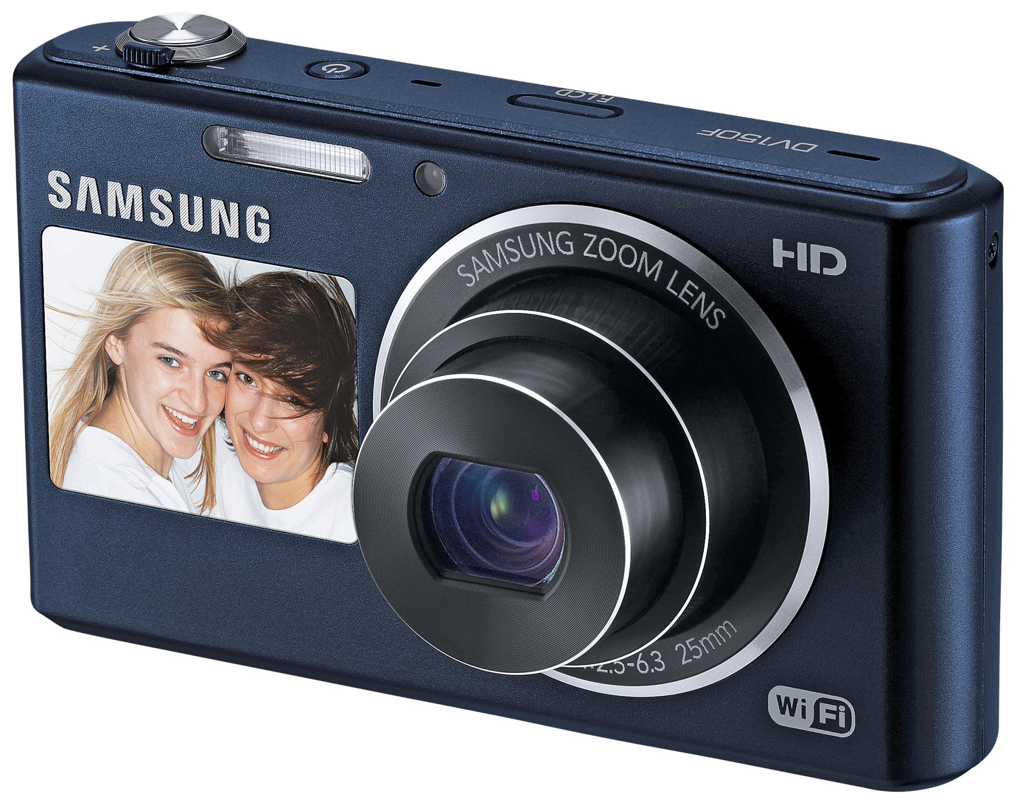 Cámara - Samsung EC-DV150B Negra, 16 Mp, wifi