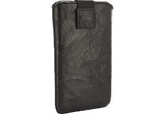 ISY UNI IGS-4000 LEATHER CASE BLACK - Handy-Tasche (Passend für Modell: Apple iPhone 4S)