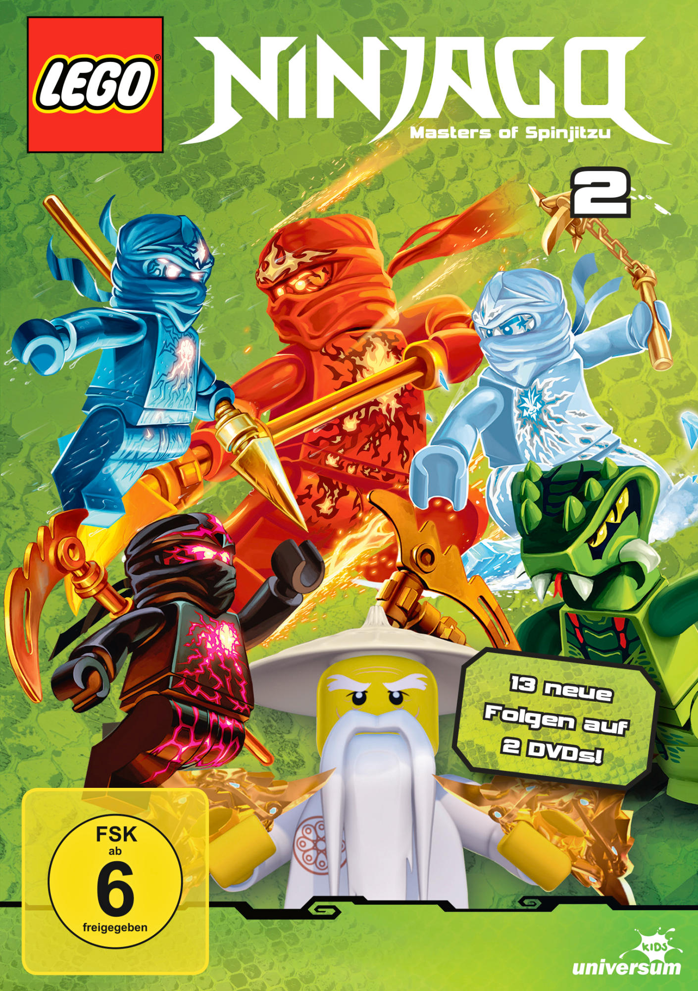 Lego Ninjago: Master of Spinjitzu - 2 DVD