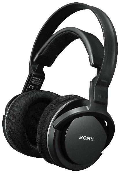 Sony Mdrrf855rk Auriculares de diadema cerrados para television sin bluetooth color negro over ear rf855rk tv aut. 18h 1022k inalambricos
