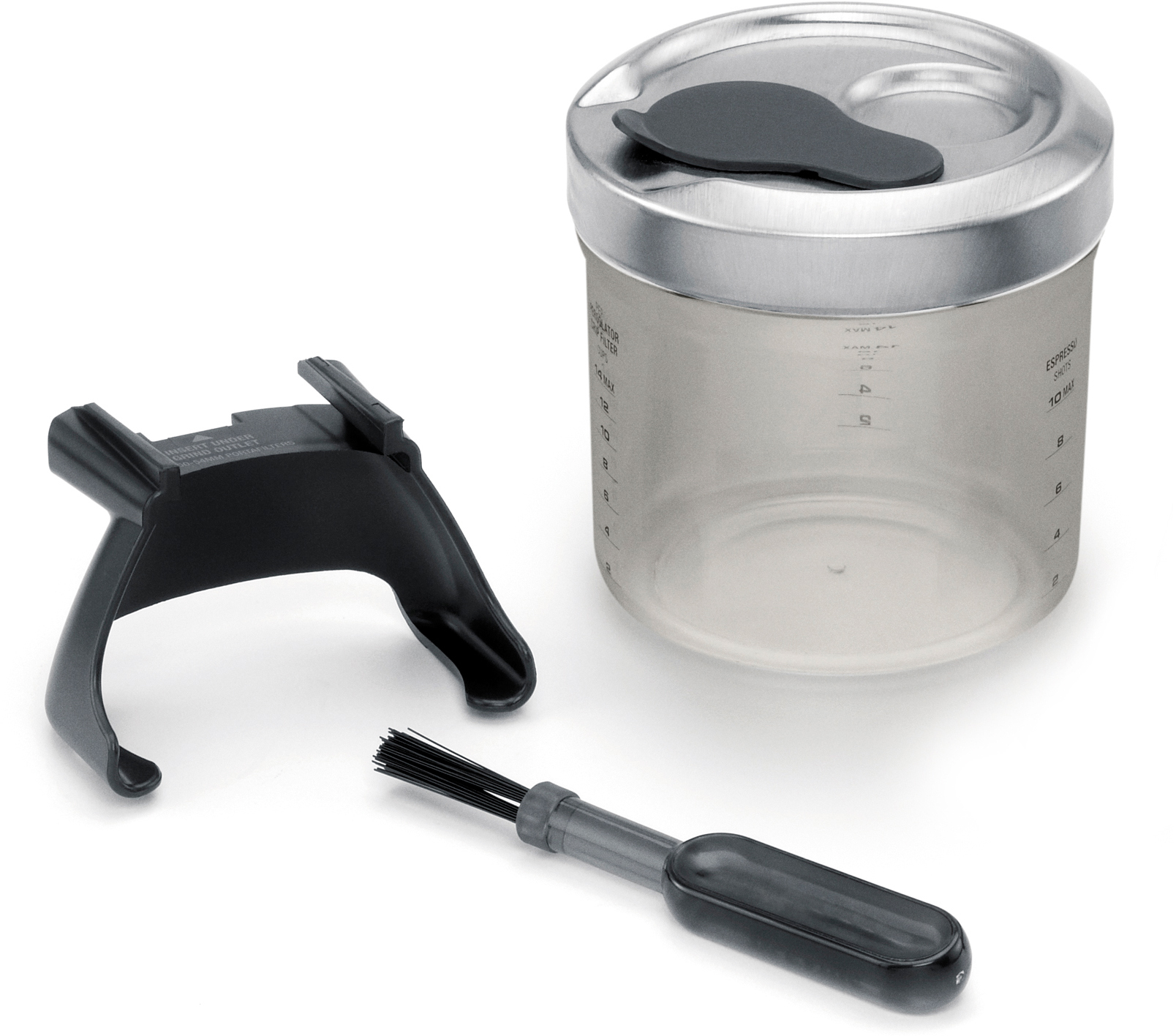 GASTROBACK 42639 Advanced Pro Kaffeemühle Silber 165 Watt, Edelstahl-Kegelmahlwerk