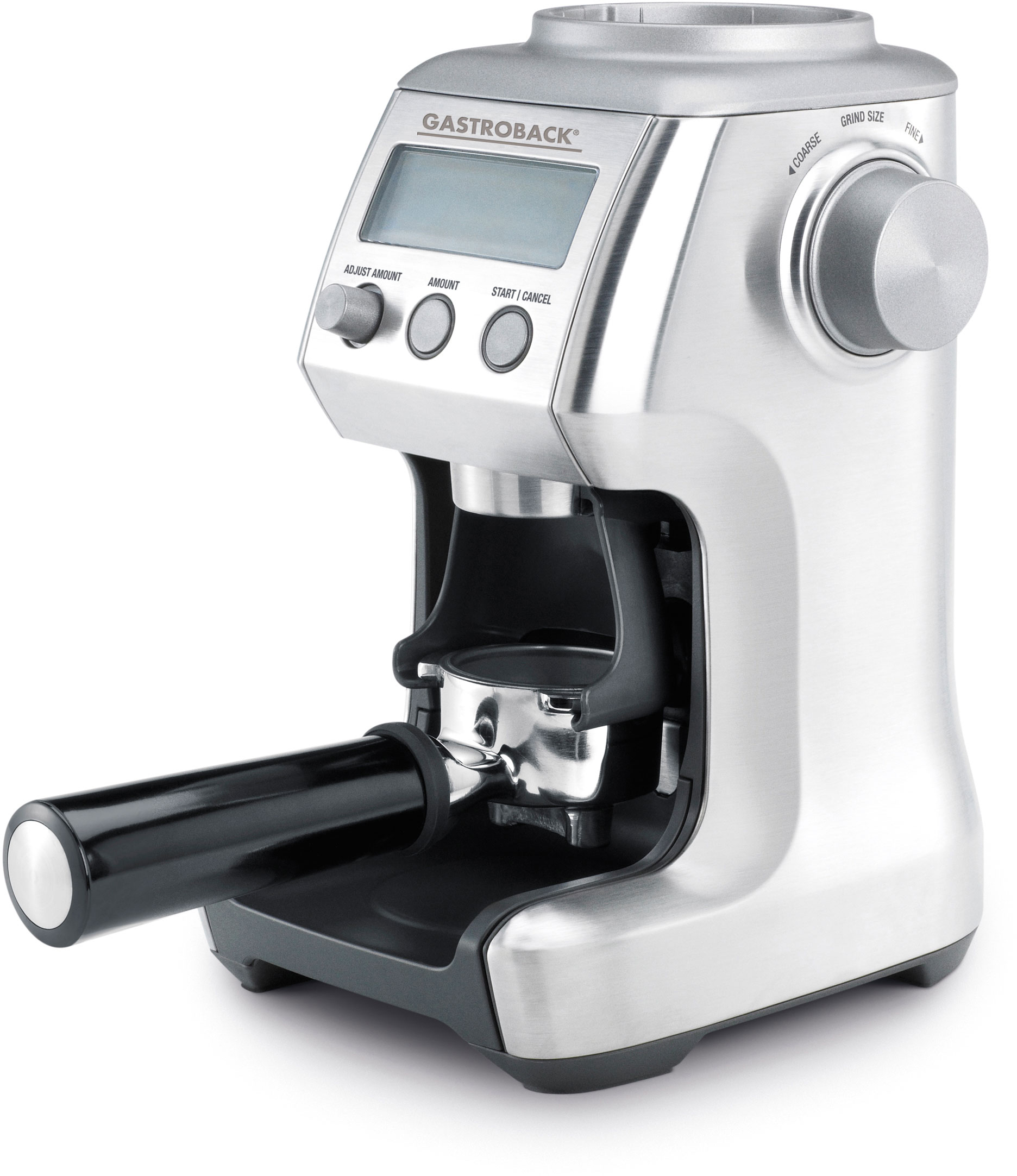 GASTROBACK 42639 Advanced Pro Kaffeemühle Silber 165 Watt, Edelstahl-Kegelmahlwerk