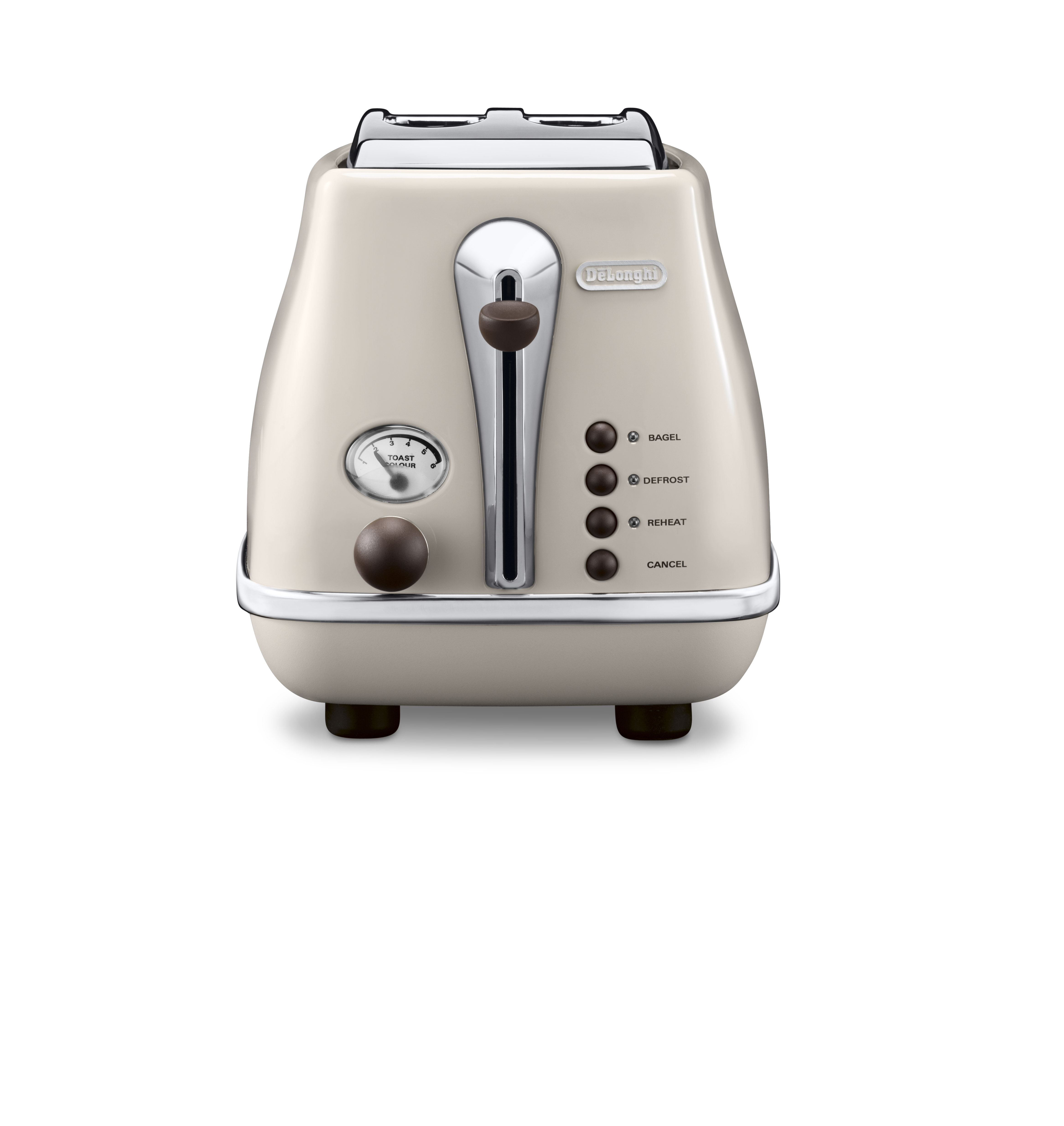 DELONGHI CTOV 2103 Toaster Creme (900 Watt, Schlitze: 2)