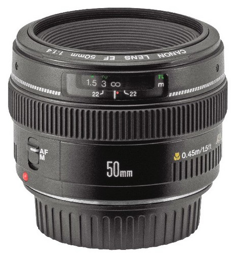EF 50 mm f/1.4 USM Lens