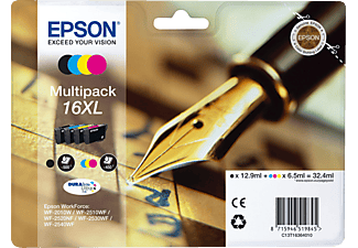 EPSON T163640 NOTEPAC BLACK 15.4 CMYBK - Tintenpatrone (Schwarz, gelb, cyan, magenta)
