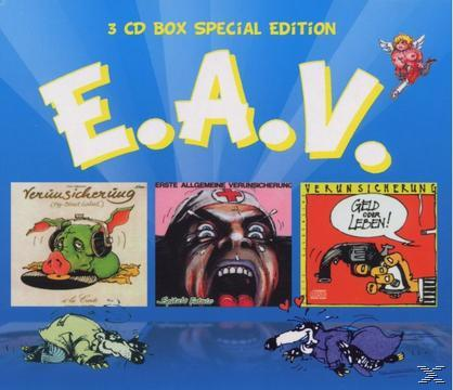 Albumcover, illustrierte Szenen, Text: 3 CD BOX SPECIAL EDITION.