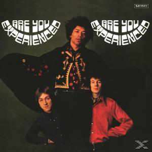 Album borító Jimi Hendrix-szel és zenésztársaival. Cím: Are You Experienced.