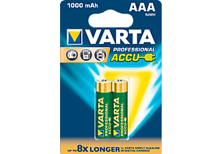 VARTA AKKU PROFESSIONAL ACCU AAA 1000MAH 2ER BLI - Wiederaufladbare AAA Batterie