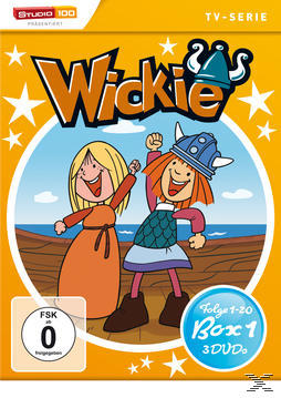 Cartoon-DVD-Cover mit zwei Figuren und dem Titel auf Deutsch.