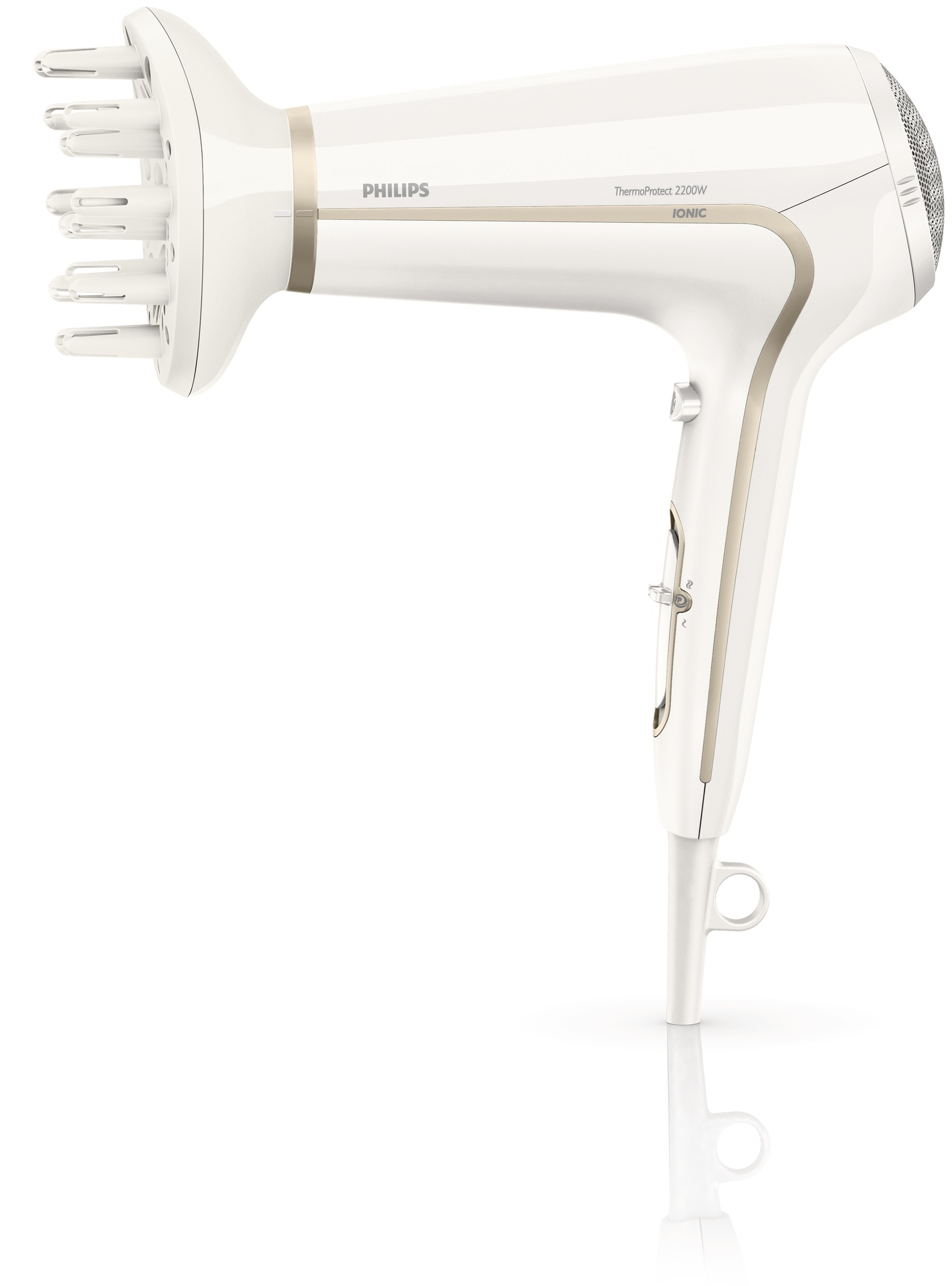 PHILIPS HP8232/00 ThermoProtect Ionic Haartrockner Weiß (2200 Watt)