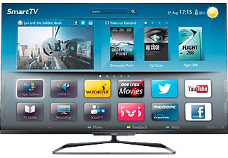 TV LED 55" - Philips 55PFL6158 Smart TV, WiFi, 3D, 700Hz