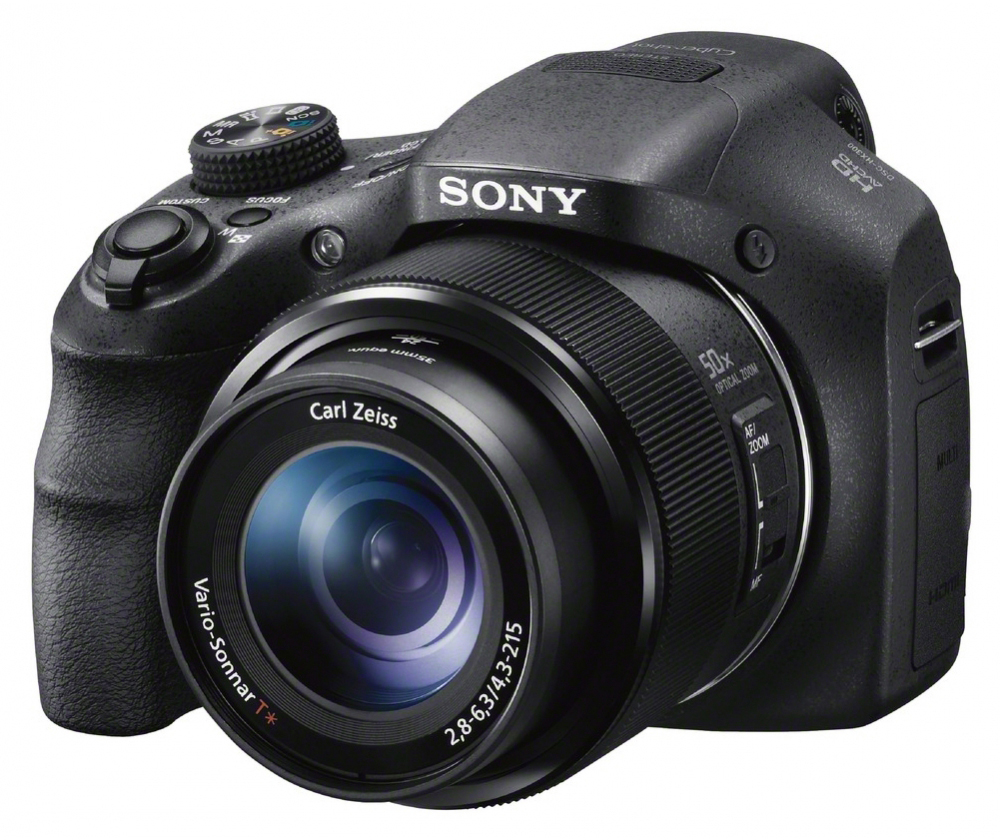 SONY DSC-HX 300 Kompaktkamera Schwarz, 50x opt. Zoom, TFT-LCD