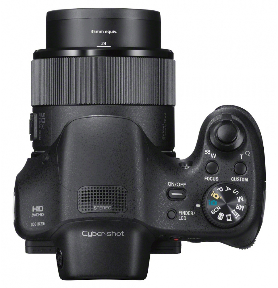 SONY DSC-HX 300 Kompaktkamera Schwarz, 50x opt. Zoom, TFT-LCD