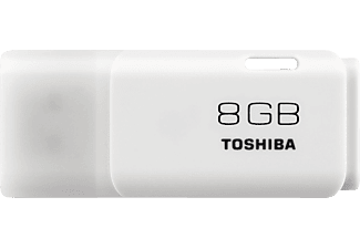 Pendrive 8GB - Toshiba TransMemory White, USB 2.0, blanco