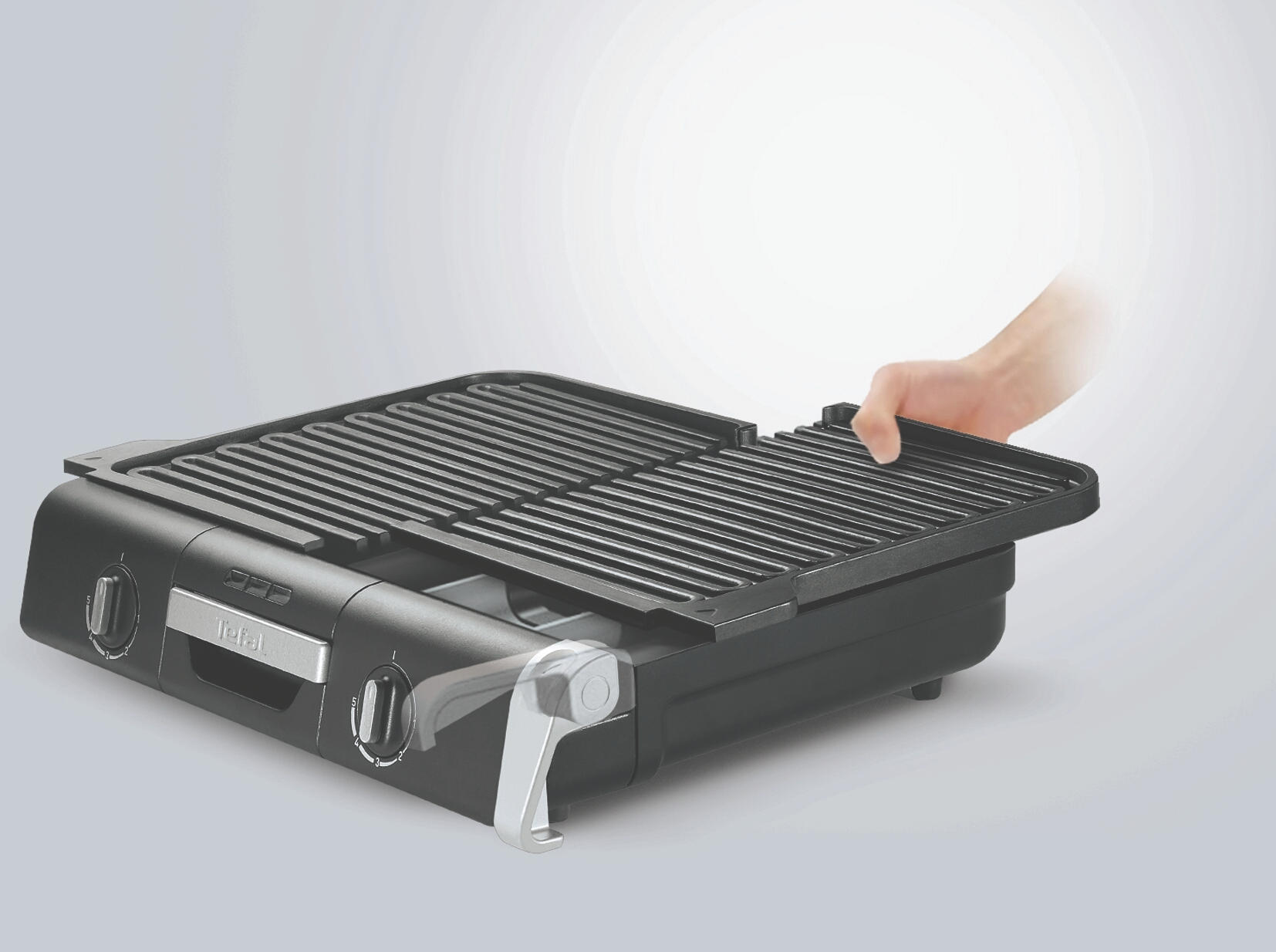 TEFAL TG 8000 BBQ Family Elektrogrill, Schwarz (2400 Watt)