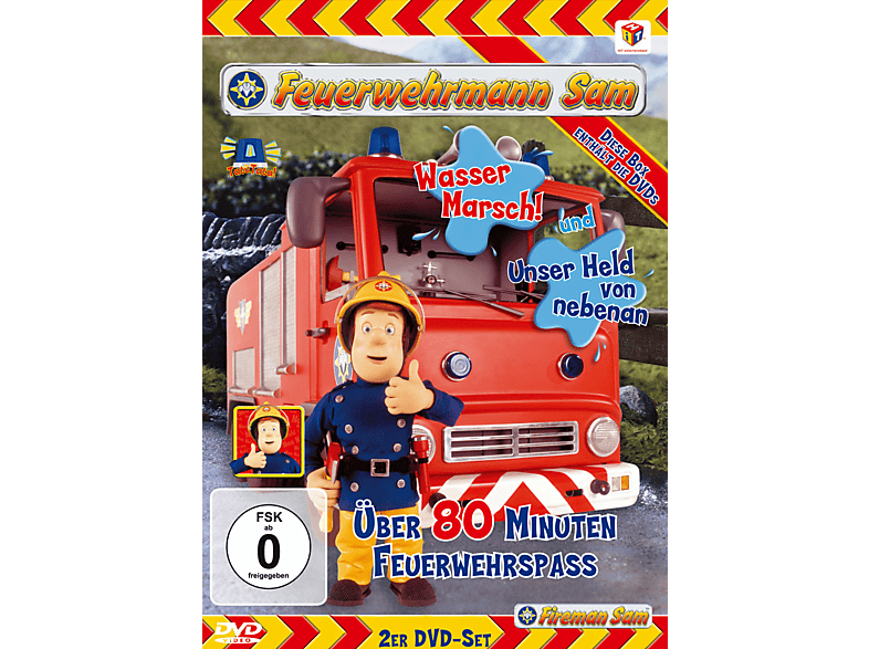 Feuerwehrmann Sam - Wasser Marsch! DVD / Held Unser nebenan von