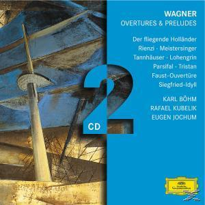 Wagner Overtures & Preludes album borítója. A borító kék és fehér dizájnnal rendelkezik, szöveggel és a 2-es számmal.