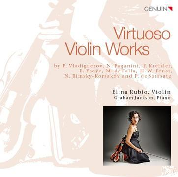 Elina Rubio, Graham Jackson - Virtuose Violinmusik  - (CD)