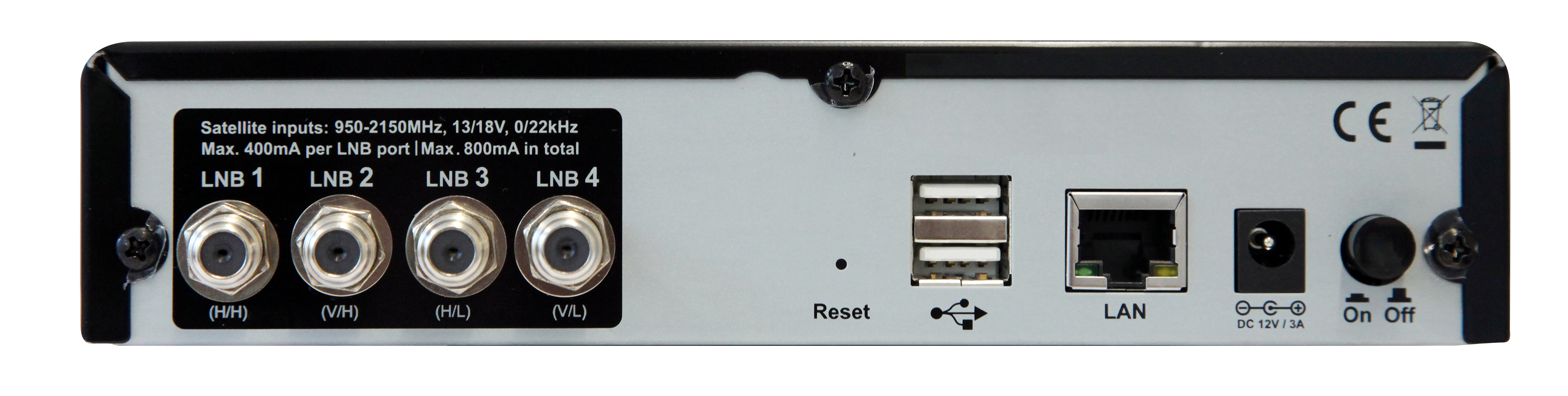 TELESTAR Digibit R1 Sat-to-IP Transmitter Sat-Receiver (DVB-S, Schwarz)