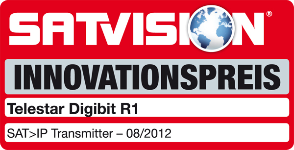 TELESTAR Digibit R1 Sat-to-IP Transmitter Sat-Receiver (DVB-S, Schwarz)