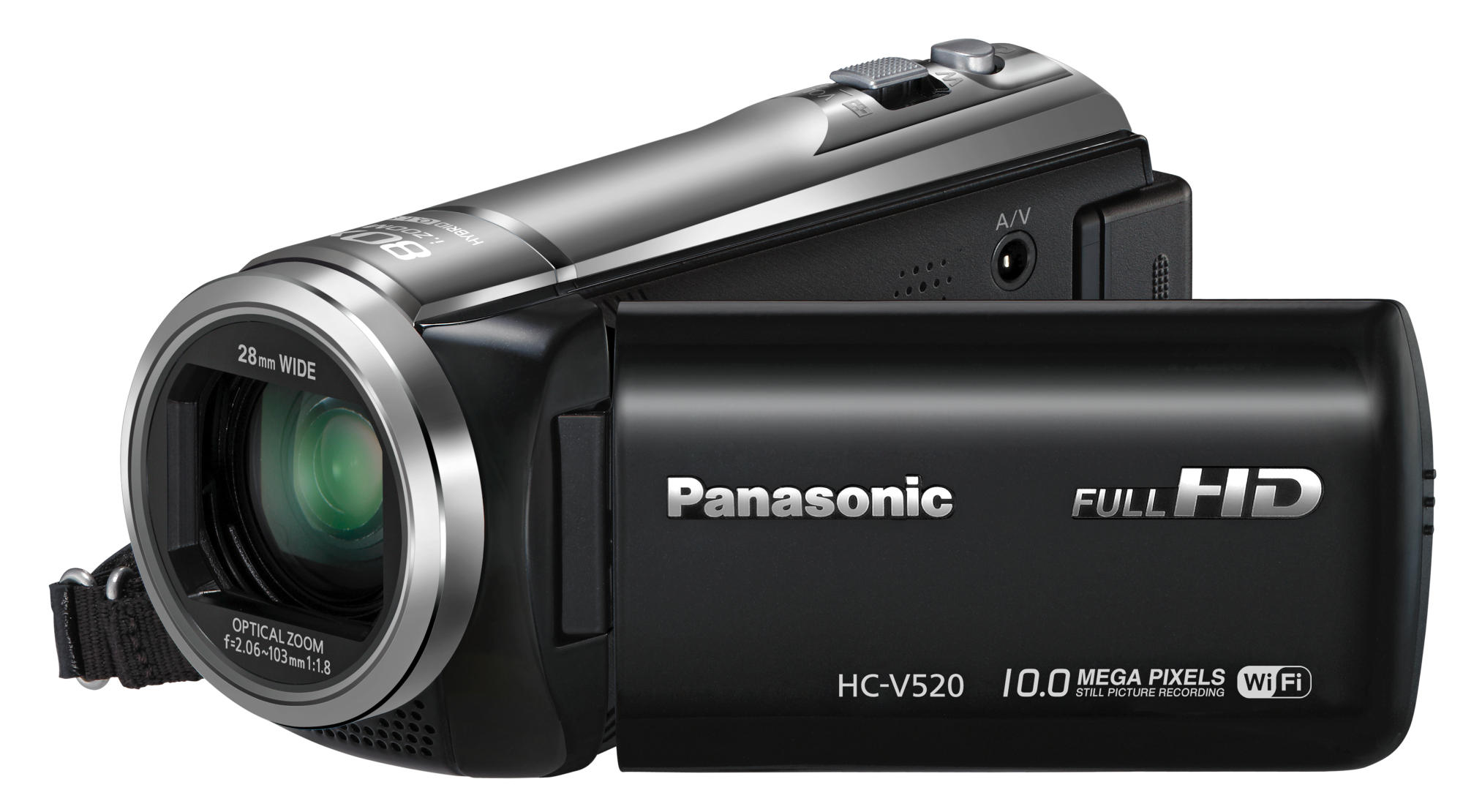 Videocámara | Panasonic HC-V520 Negra, Full HD, WiFi | MediaMarkt