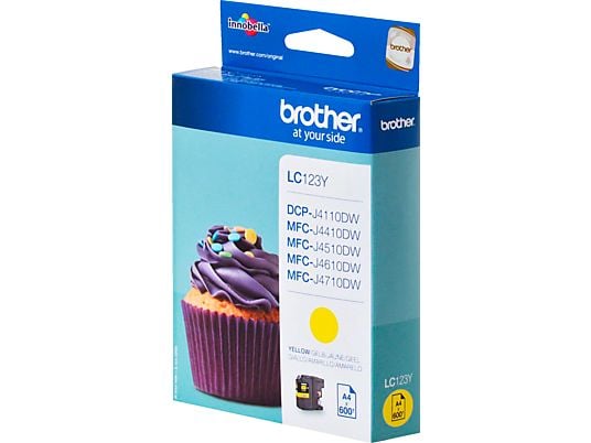 BROTHER LC123Y - Cartouche d'encre (Jaune)