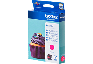 BROTHER LC123M - Tintenpatrone (Magenta)